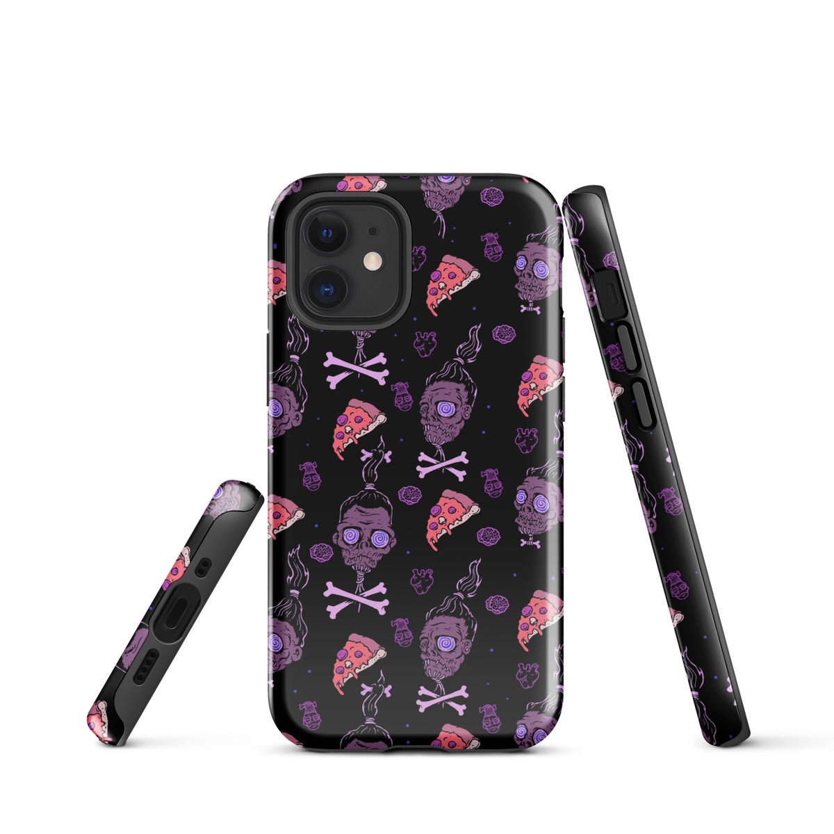 Horror Movies And Pizza iPhone Case