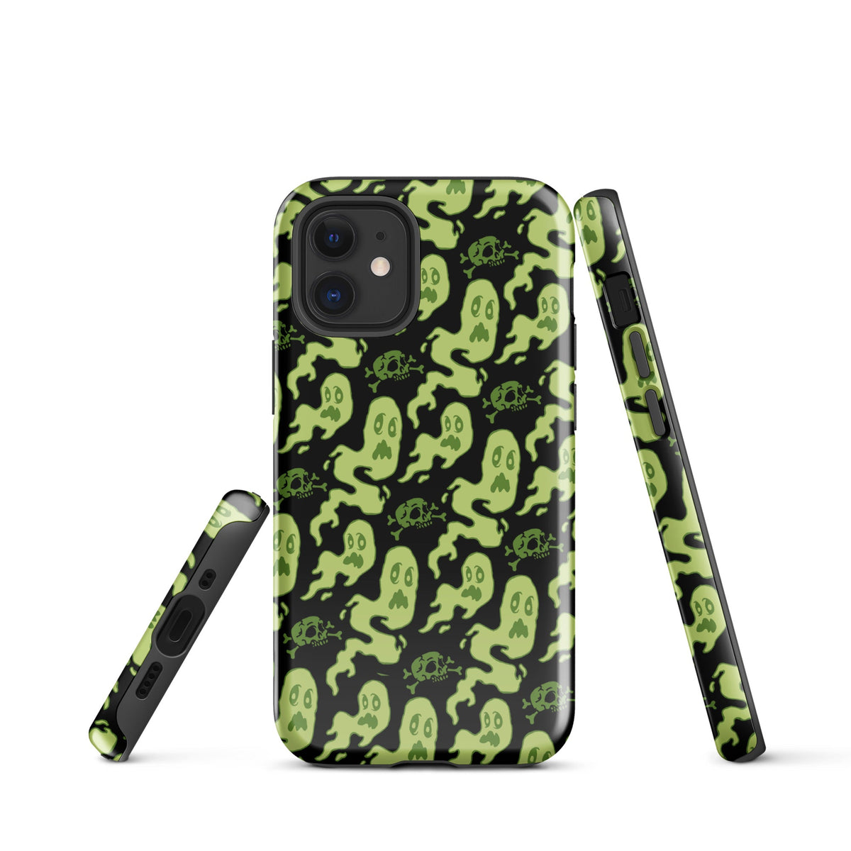 Green Ghosts iPhone Case