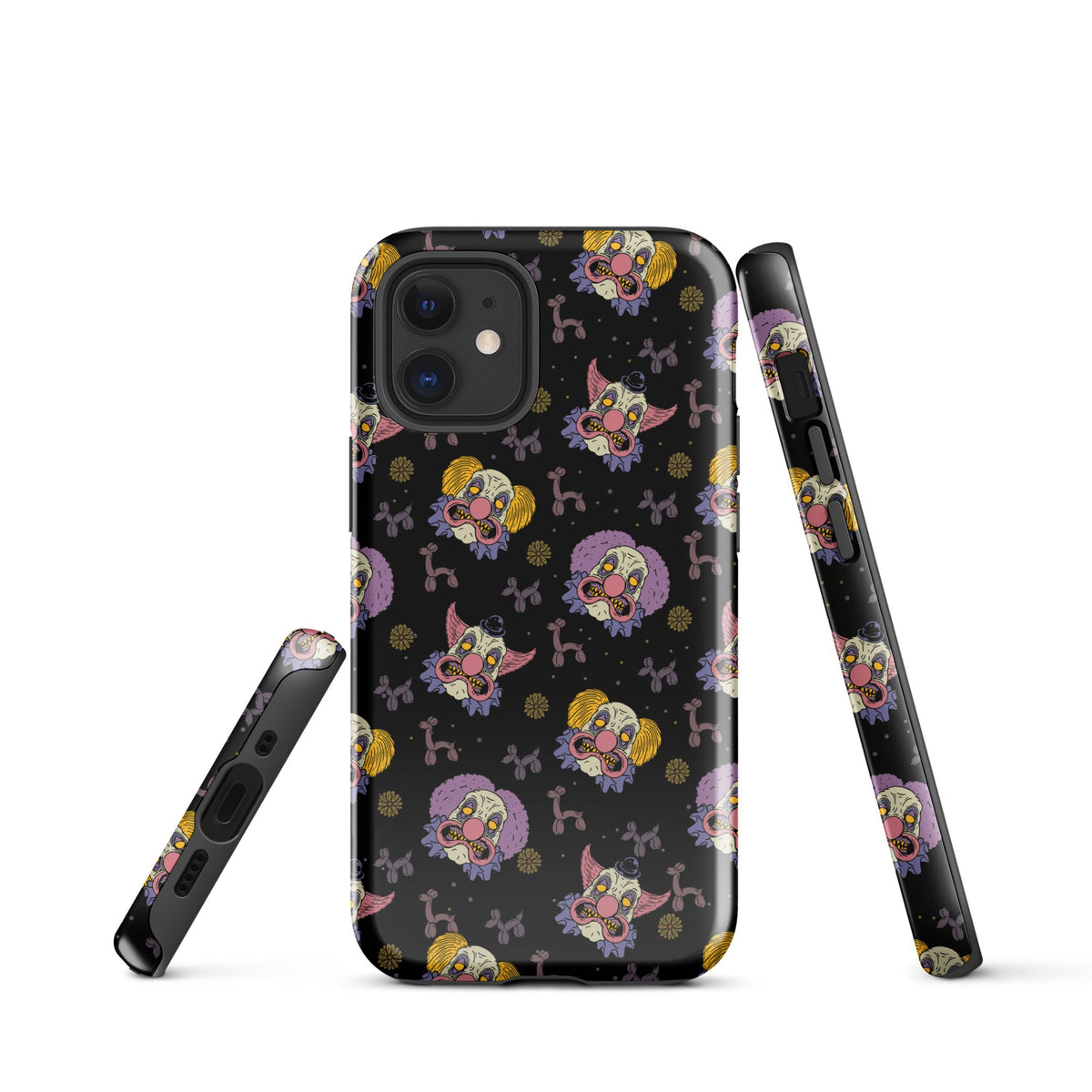 Spooky Clowns Circus iPhone Case