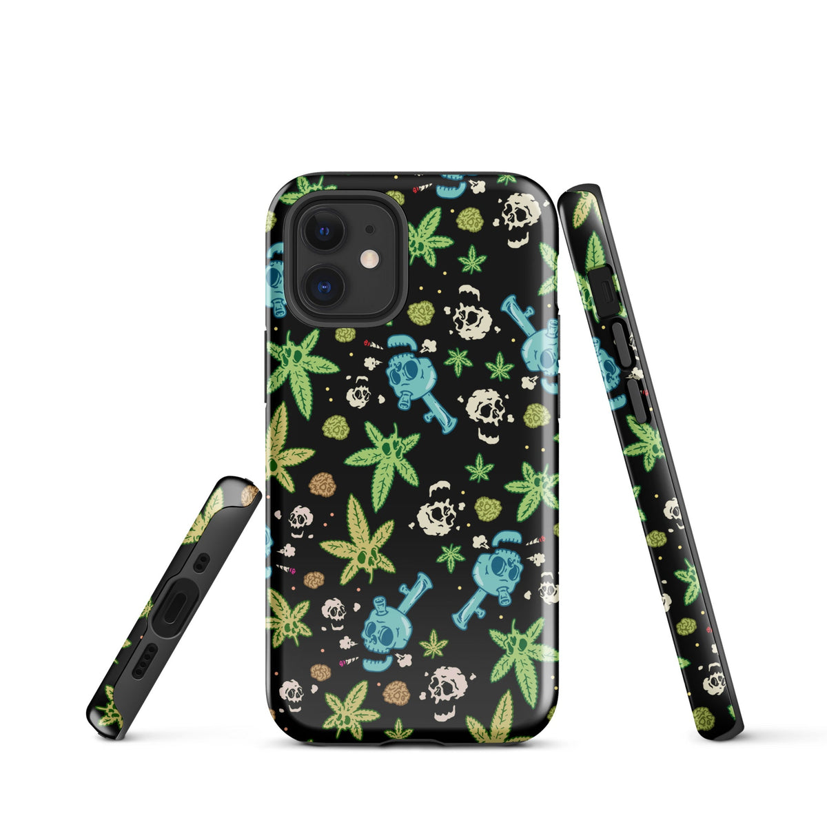 Weed And Skulls iPhone Case