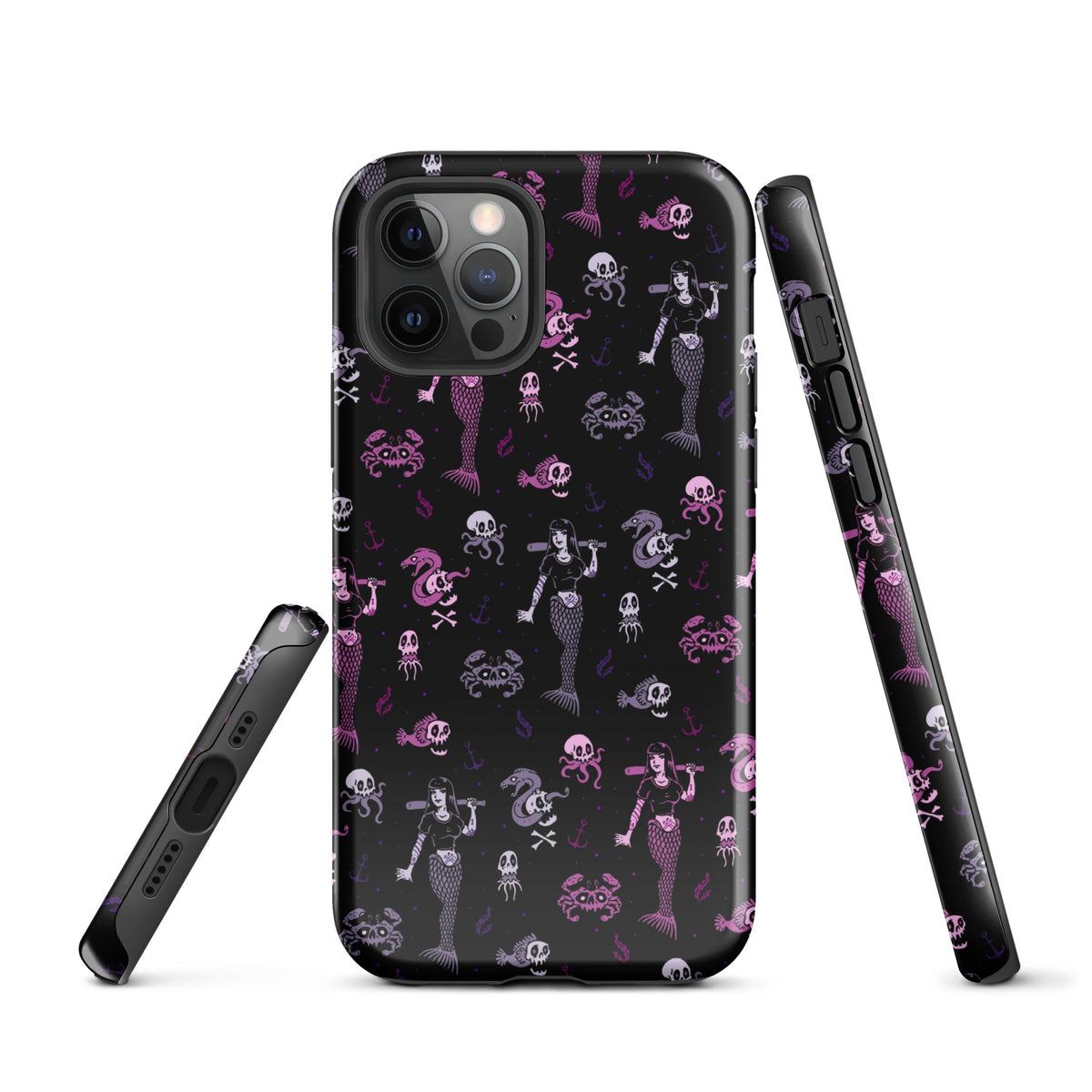 Metal Mermaid iPhone Case