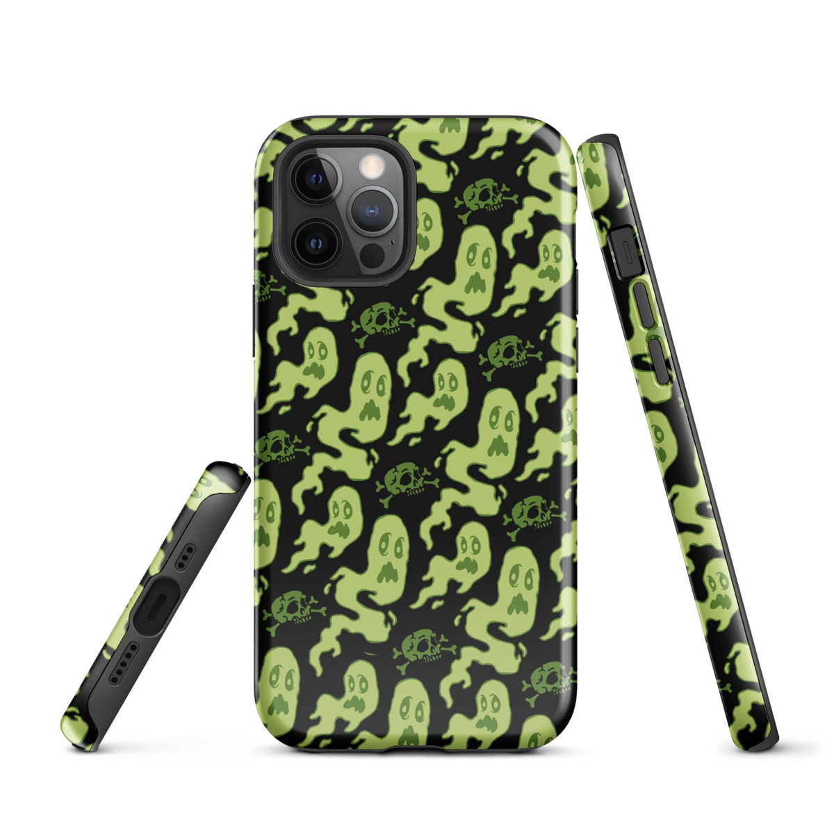 Green Ghosts iPhone Case