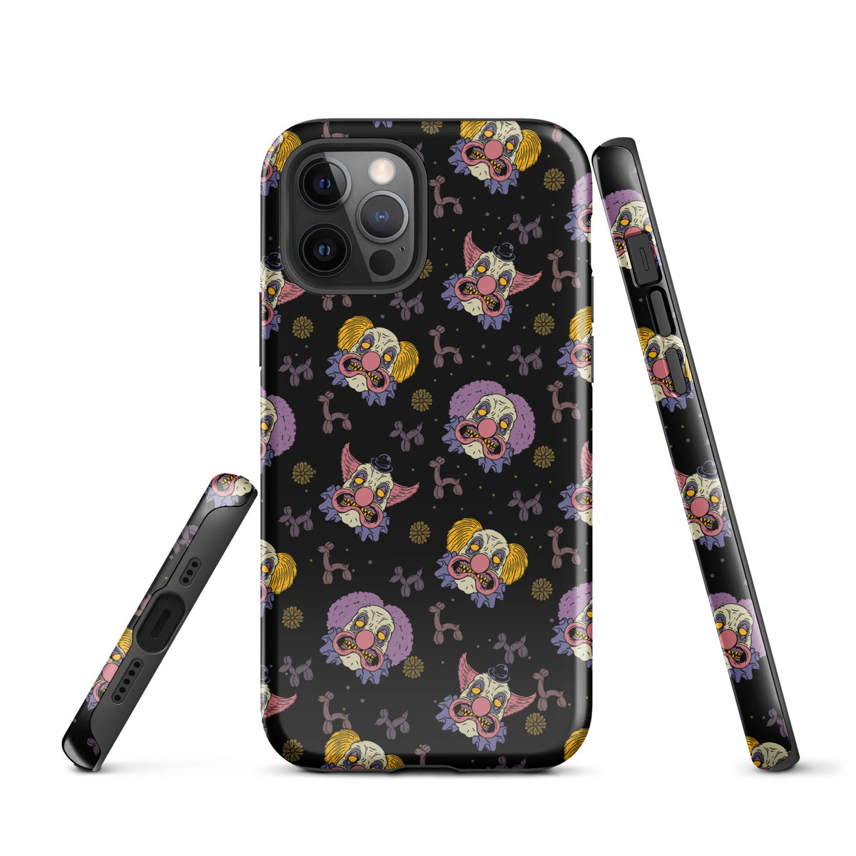 Spooky Clowns Circus iPhone Case