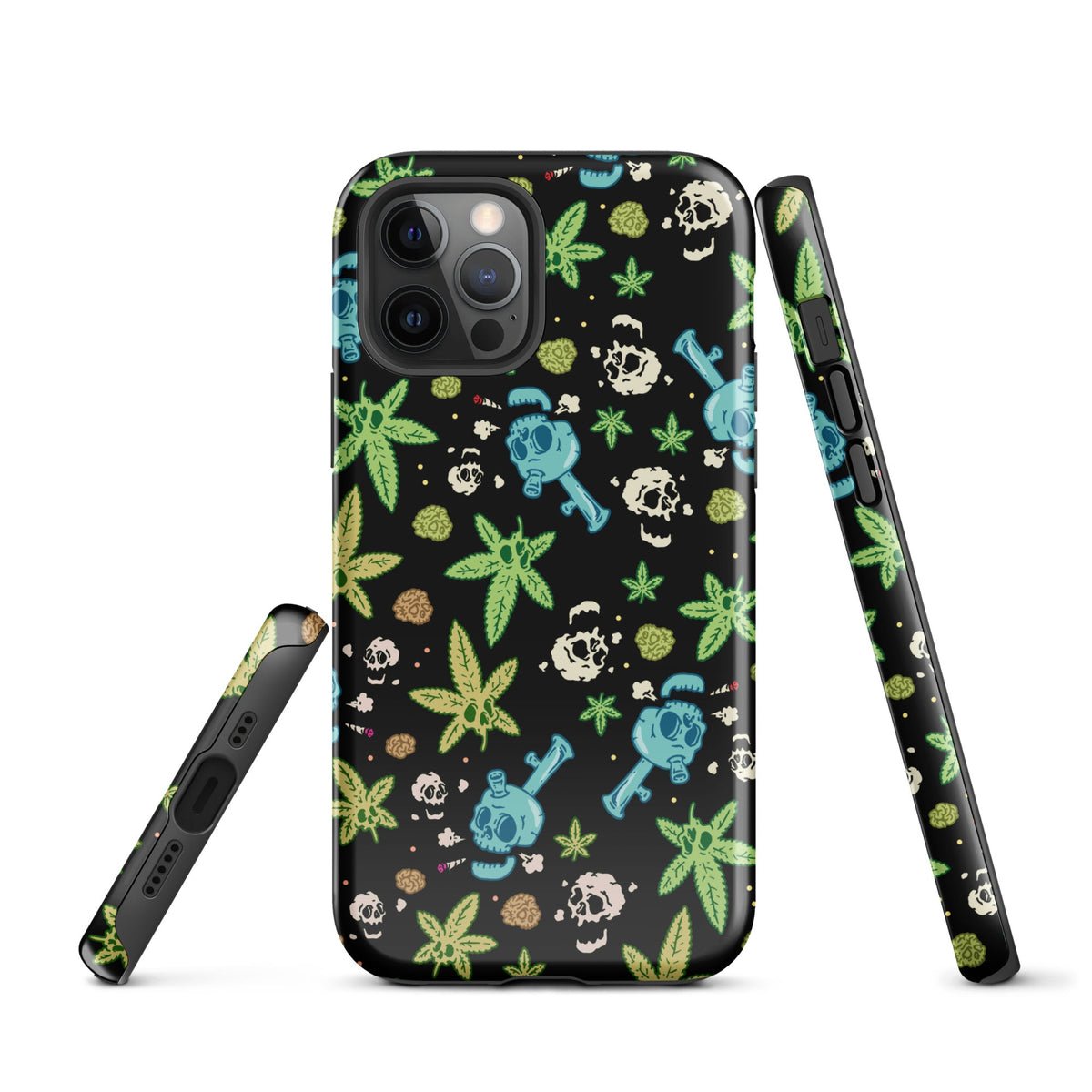 Weed And Skulls iPhone Case