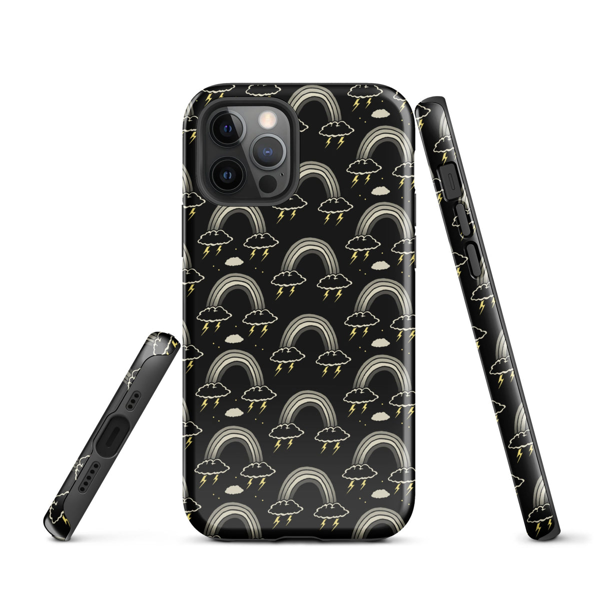 Goth Rainbow Emo iPhone Case