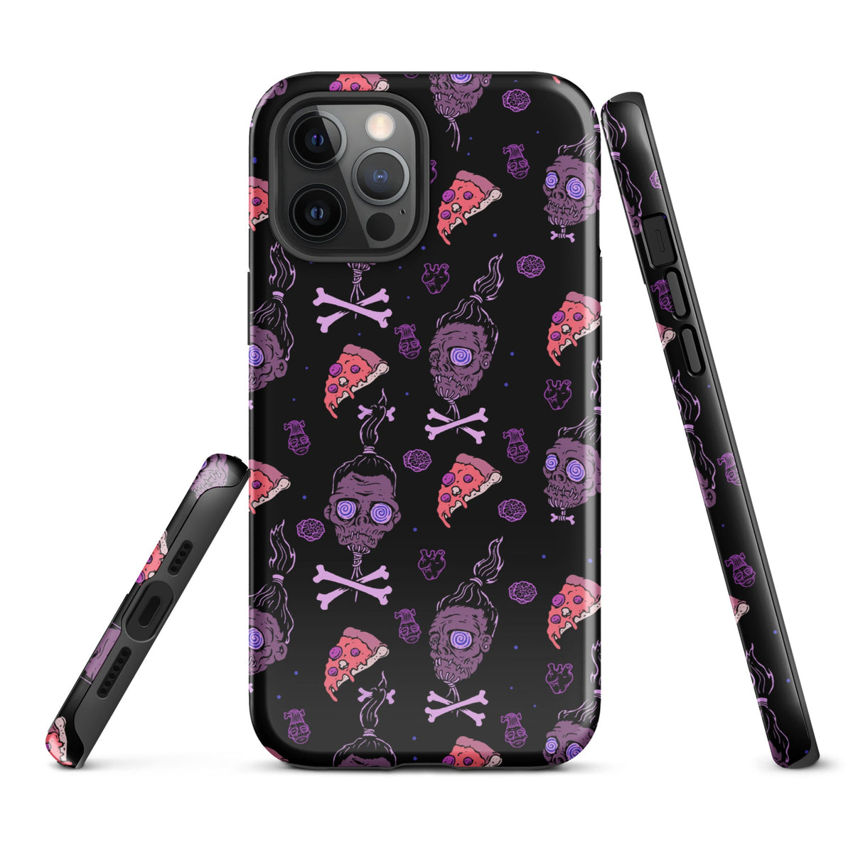 Horror Movies And Pizza iPhone Case