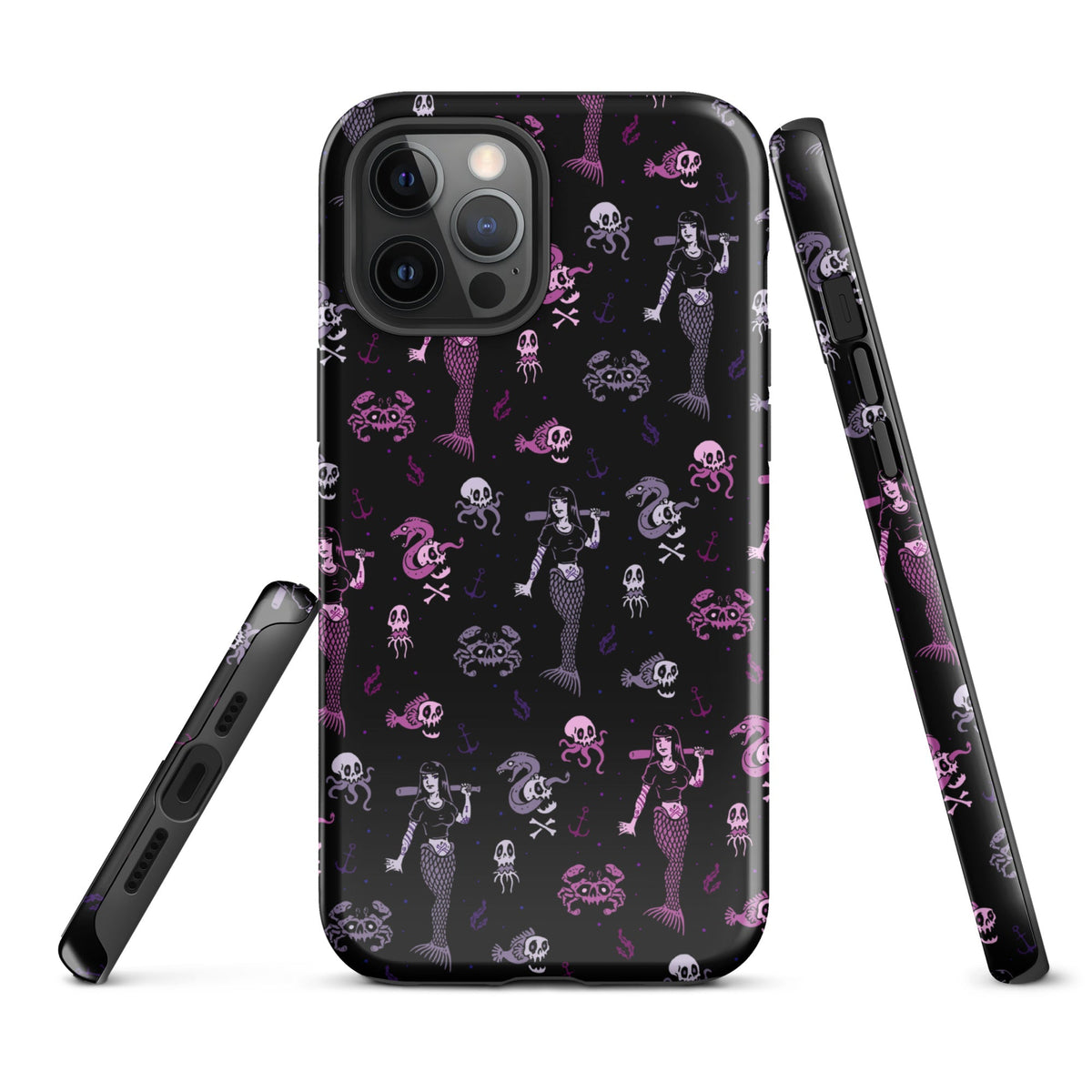 Metal Mermaid iPhone Case