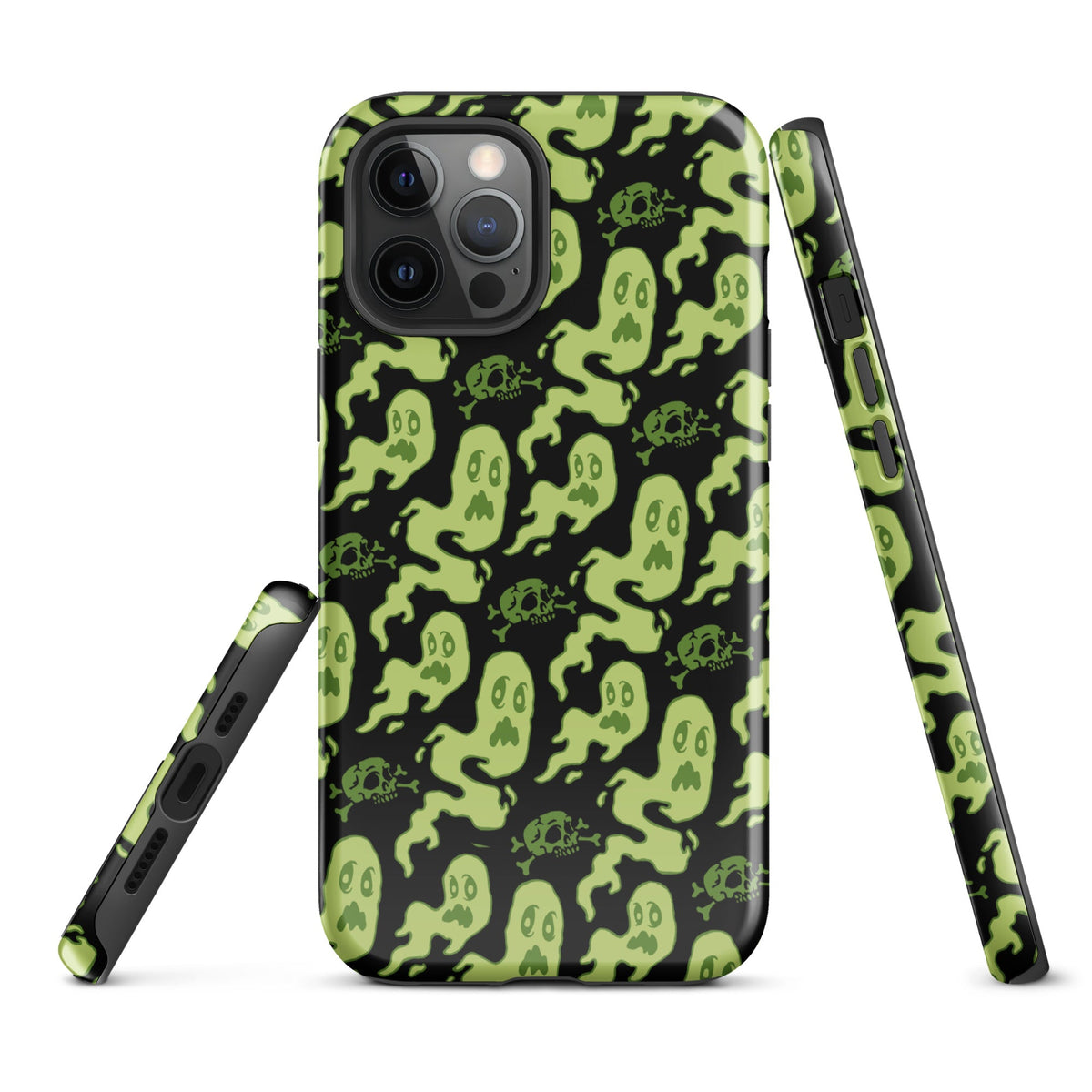Green Ghosts iPhone Case