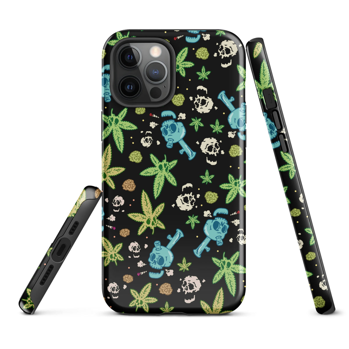 Weed And Skulls iPhone Case