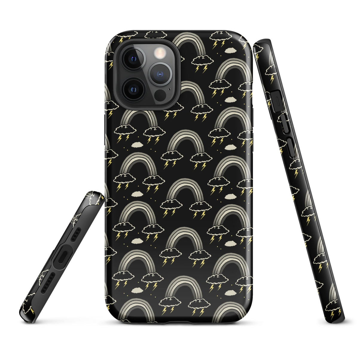 Goth Rainbow Emo iPhone Case