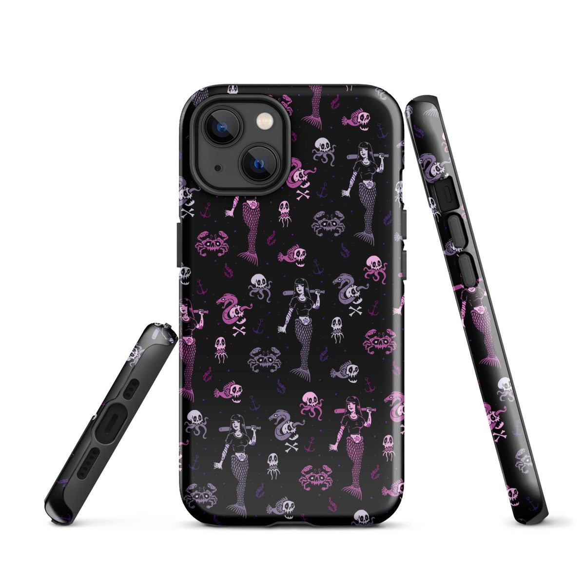 Metal Mermaid iPhone Case