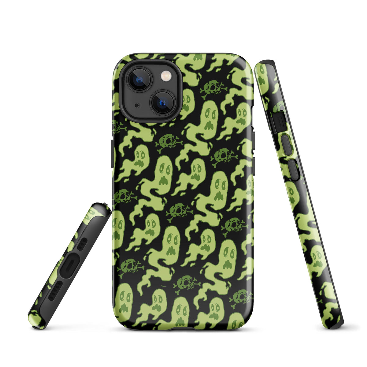 Green Ghosts iPhone Case