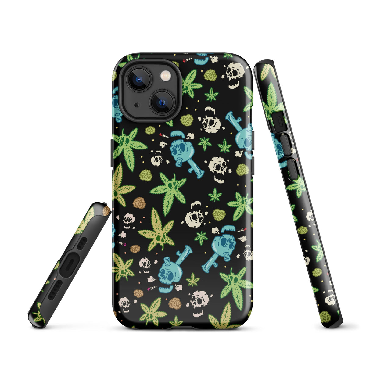 Weed And Skulls iPhone Case