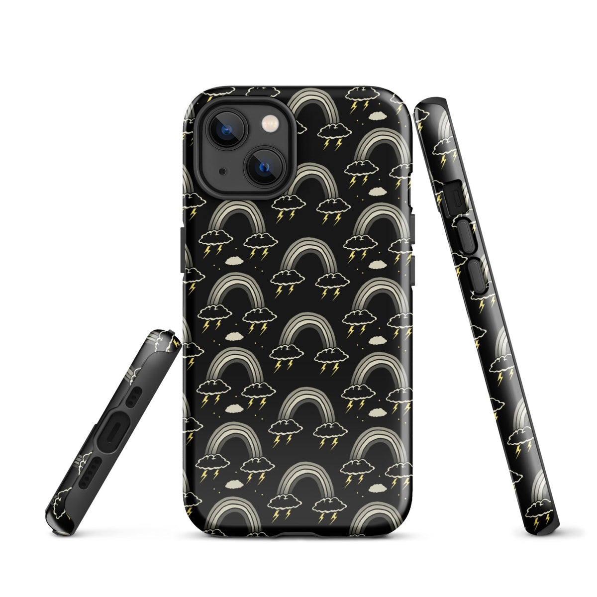 Goth Rainbow Emo iPhone Case
