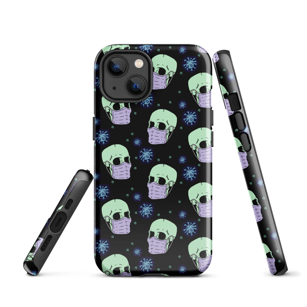 Virus Skull iPhone Case