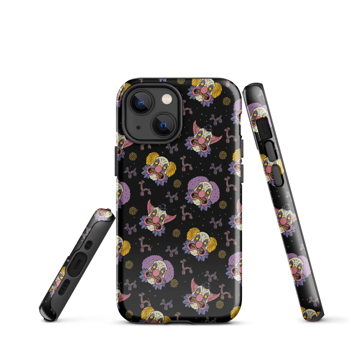 Spooky Clowns Circus iPhone Case