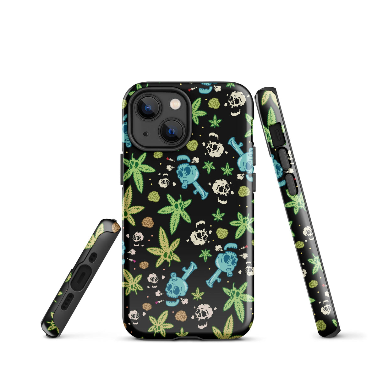 Weed And Skulls iPhone Case