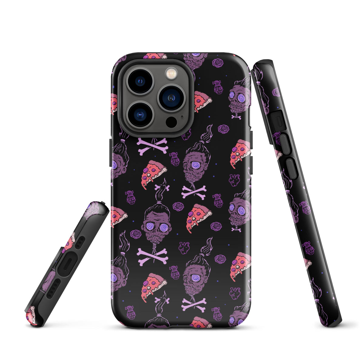 Horror Movies And Pizza iPhone Case