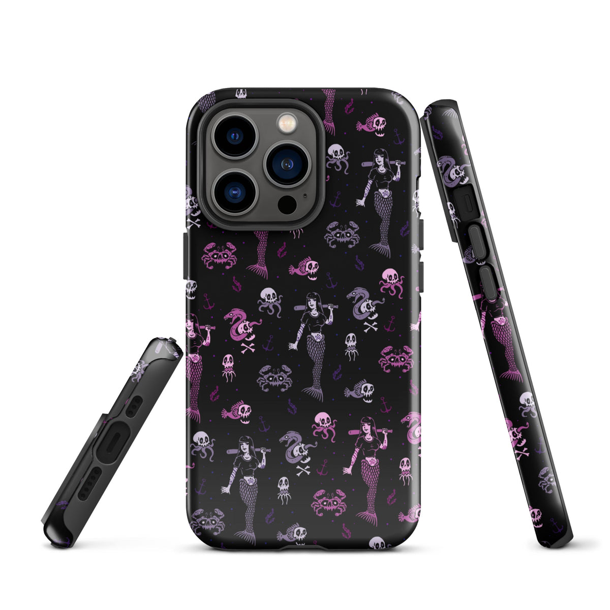 Metal Mermaid iPhone Case