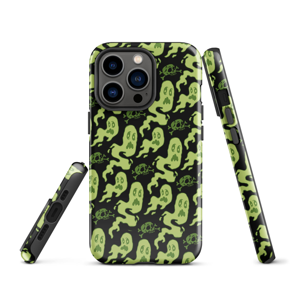 Green Ghosts iPhone Case