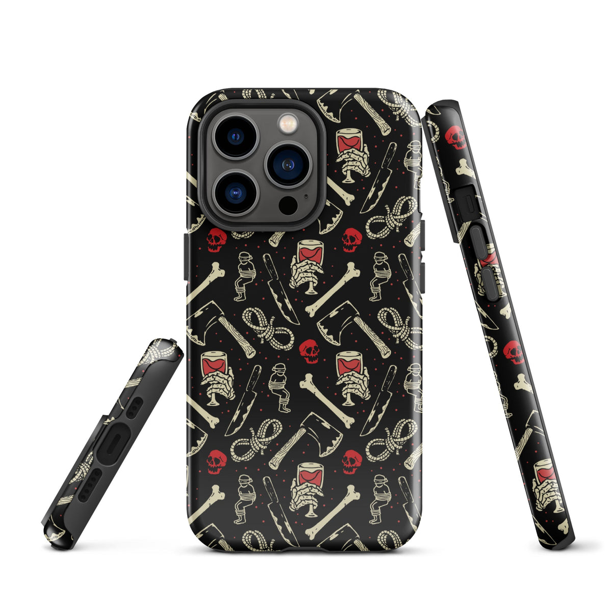 True Crime And Wine iPhone Case