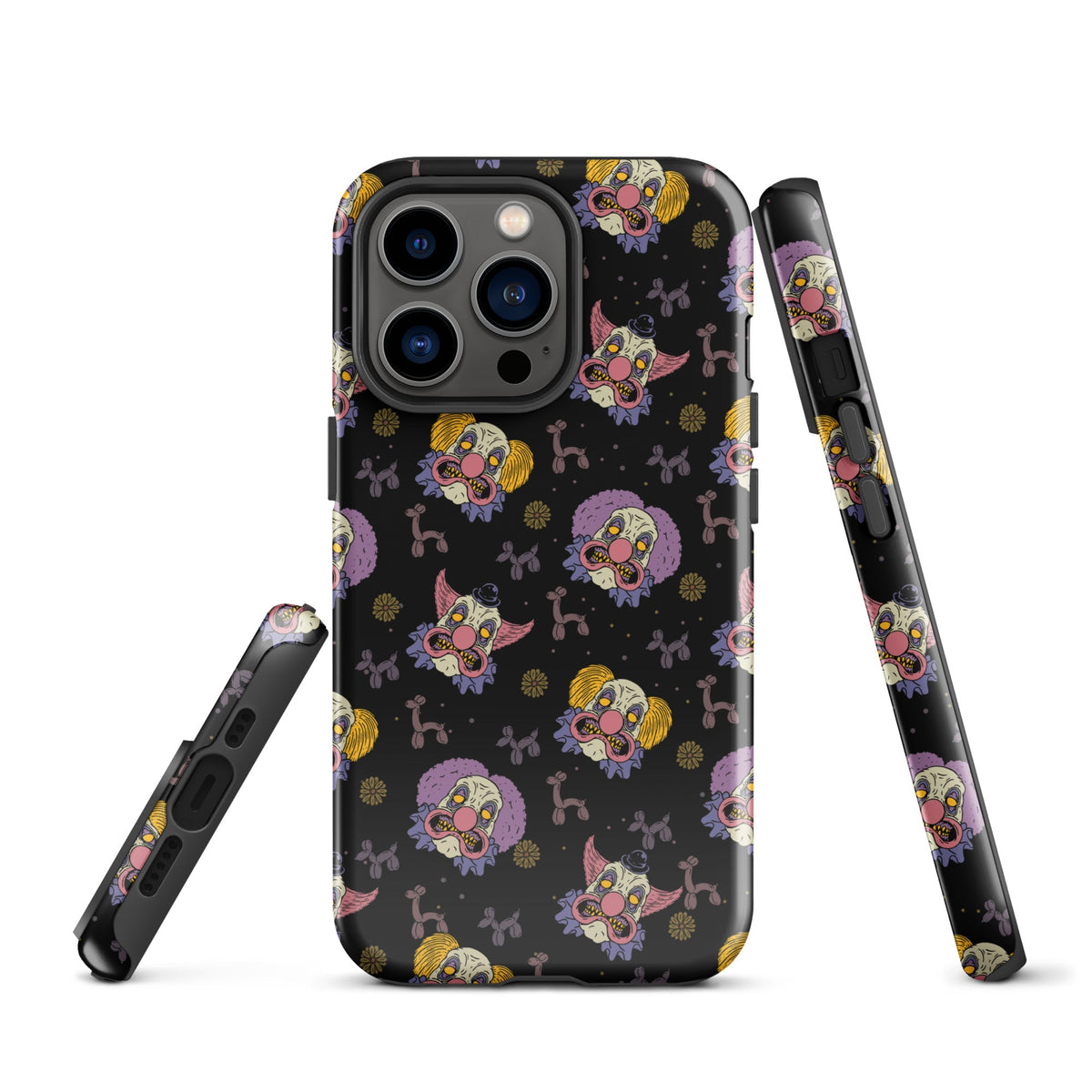Spooky Clowns Circus iPhone Case