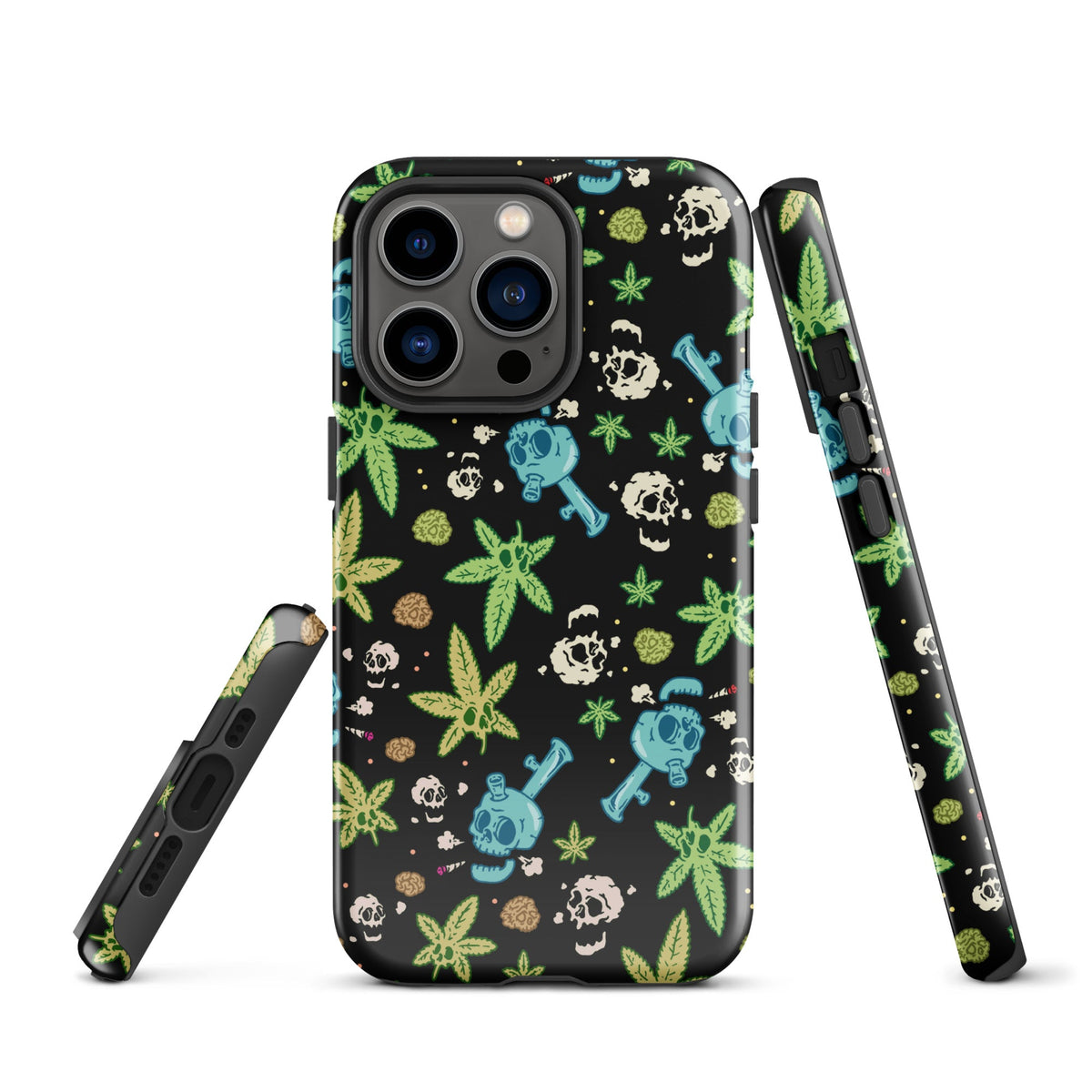 Weed And Skulls iPhone Case