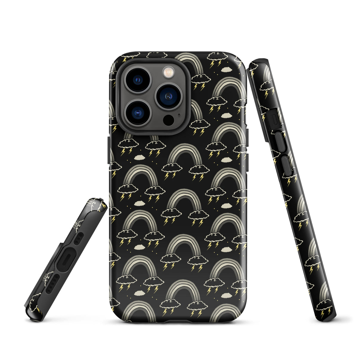Goth Rainbow Emo iPhone Case