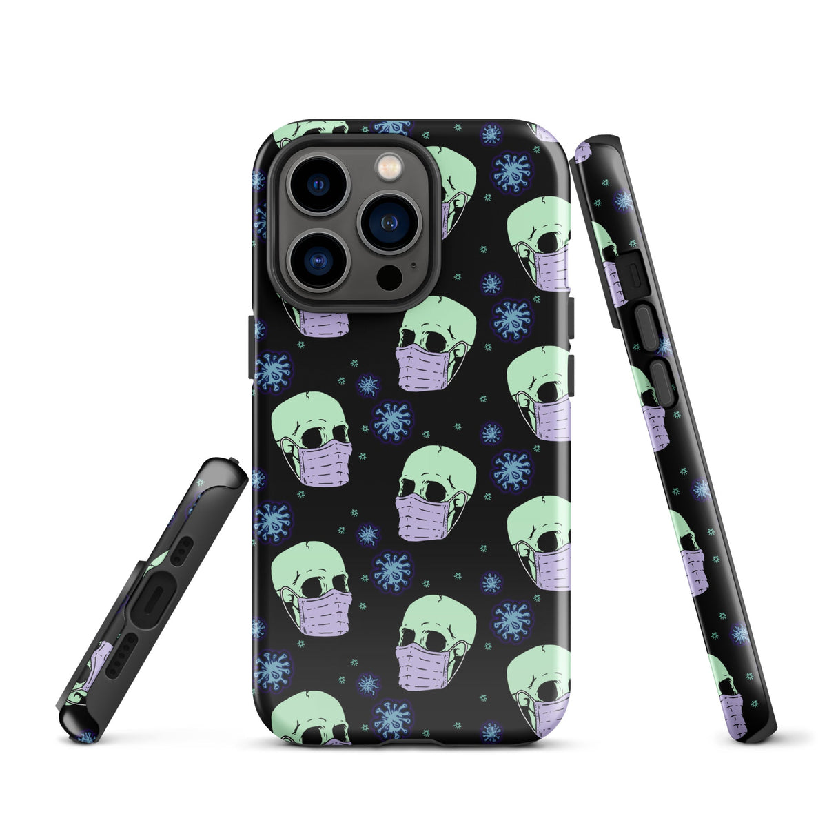 Virus Skull iPhone Case