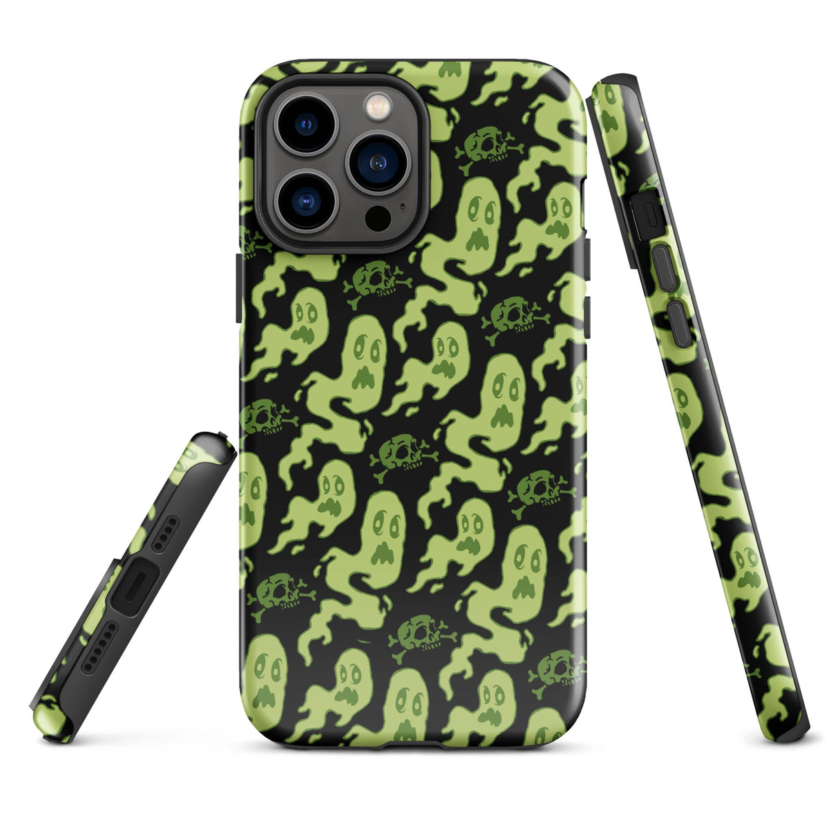 Green Ghosts iPhone Case