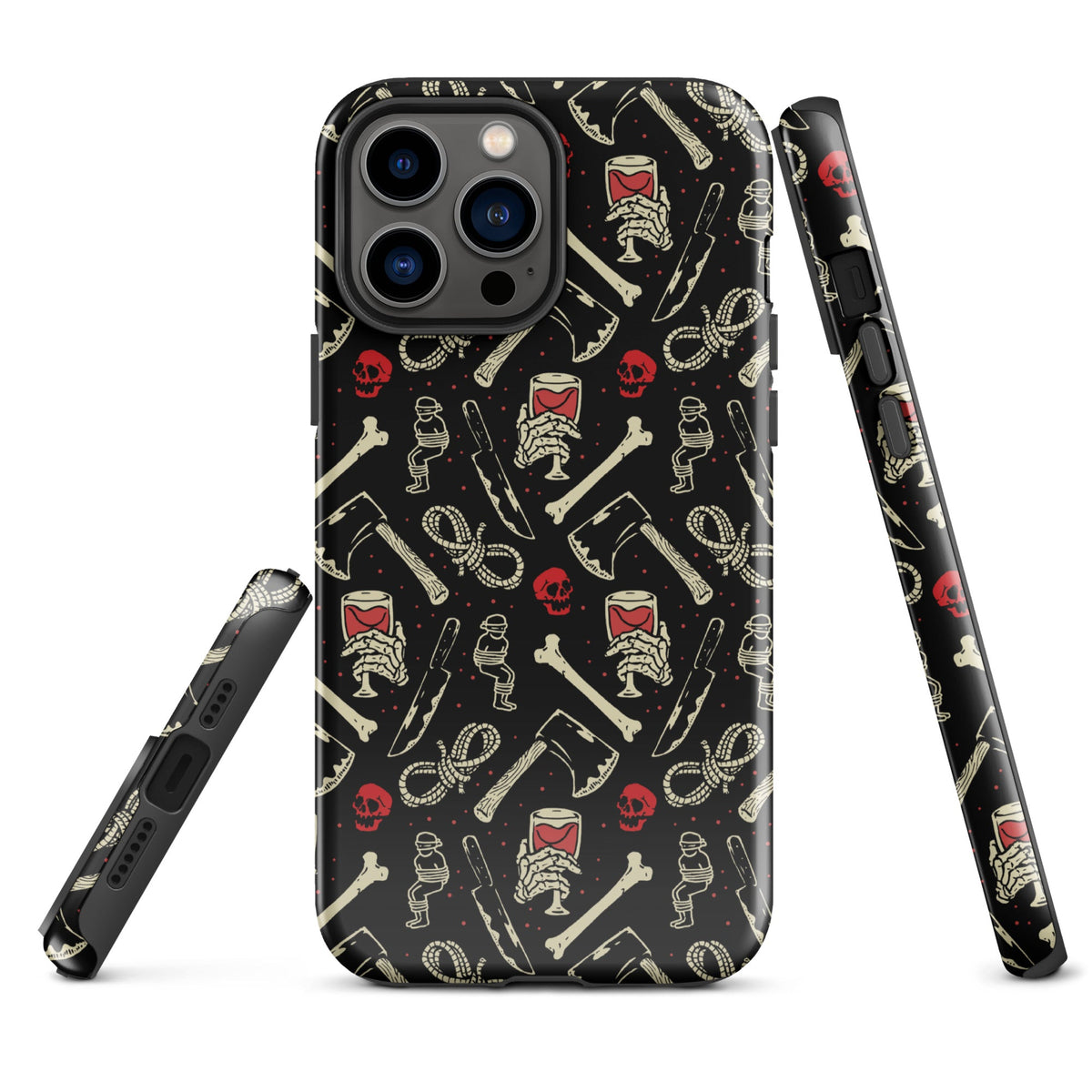 True Crime And Wine iPhone Case