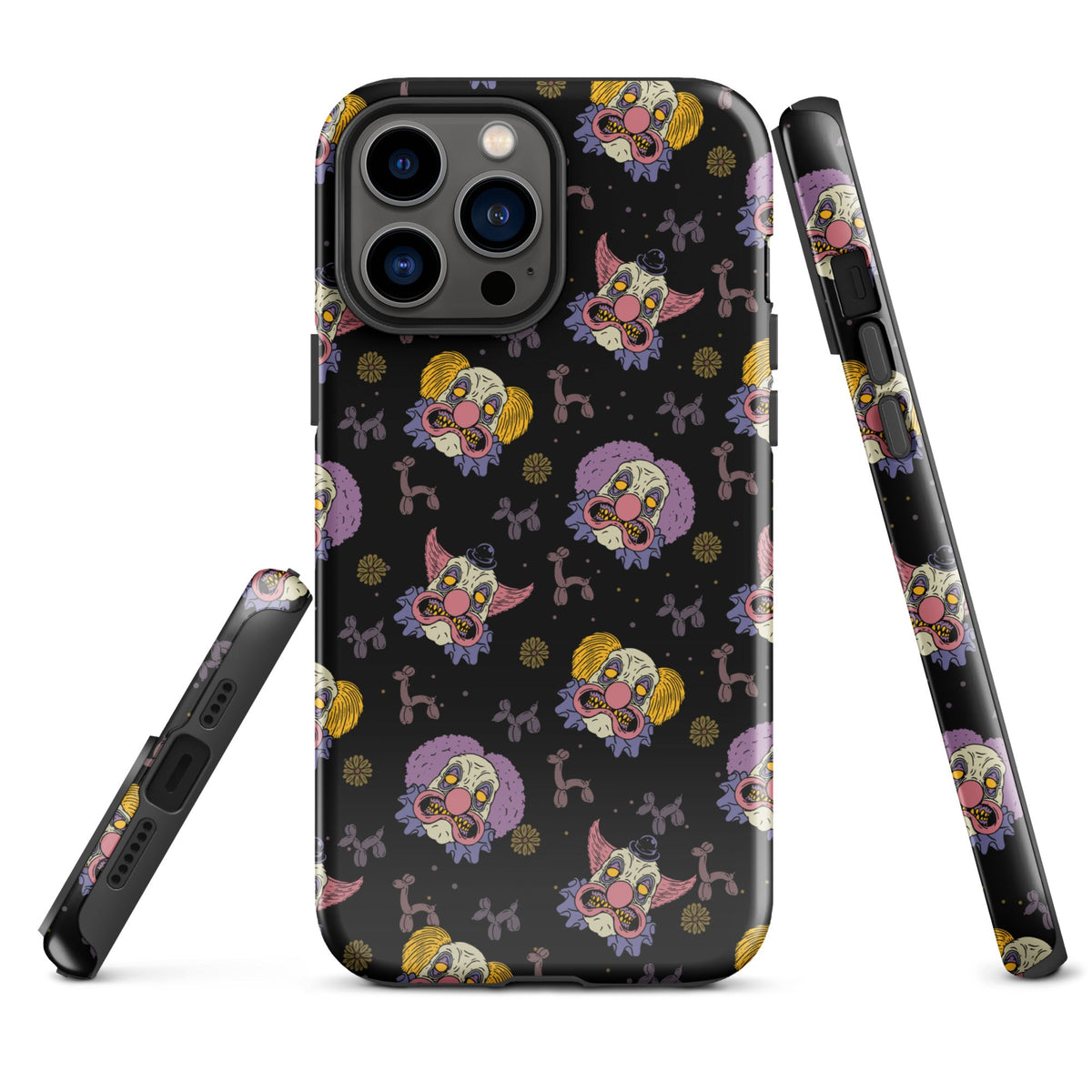 Spooky Clowns Circus iPhone Case