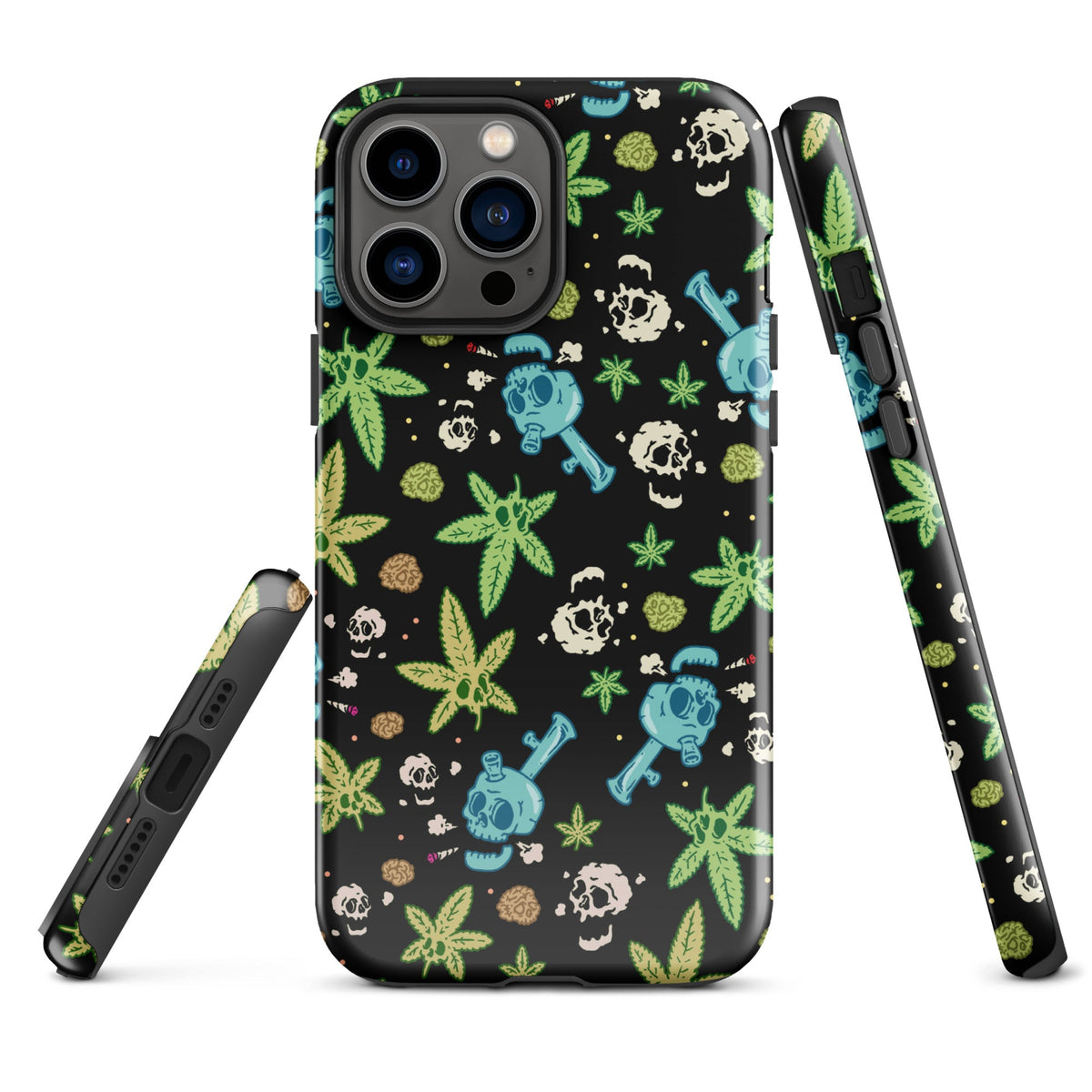 Weed And Skulls iPhone Case