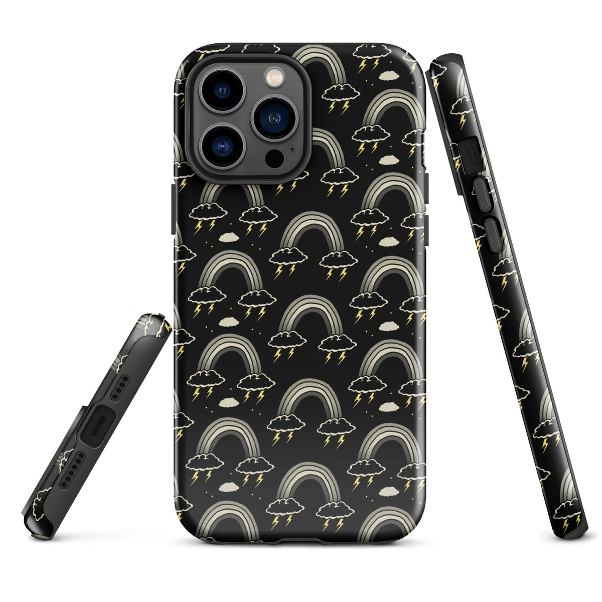 Goth Rainbow Emo iPhone Case