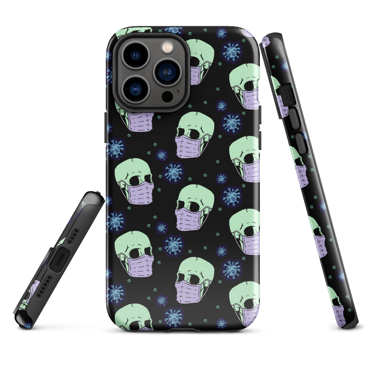 Virus Skull iPhone Case