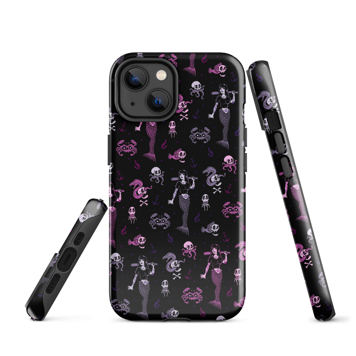 Metal Mermaid iPhone Case