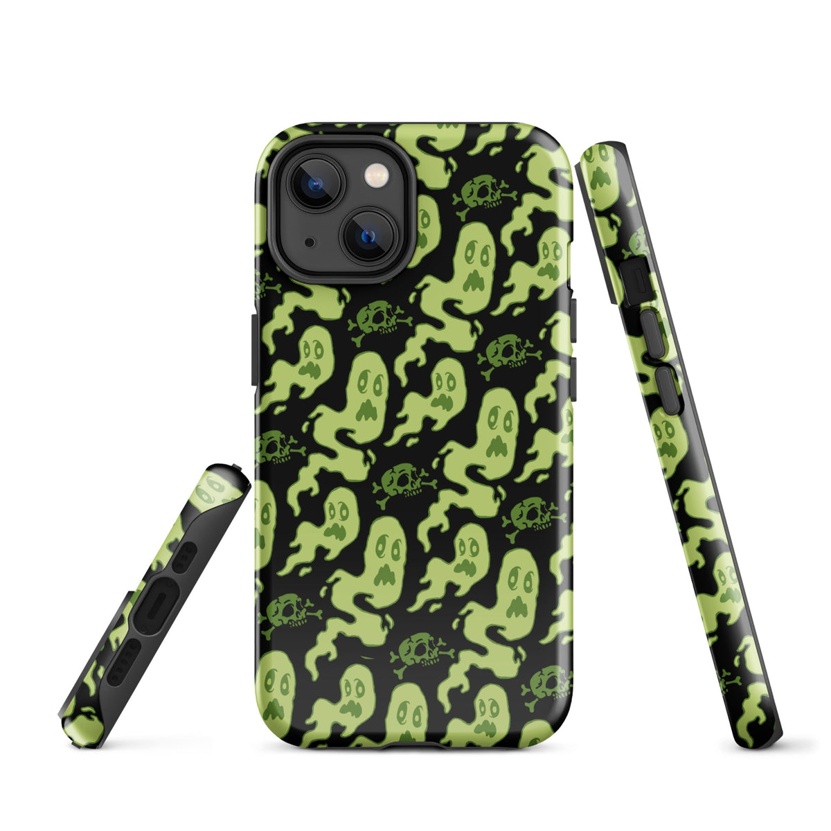 Green Ghosts iPhone Case