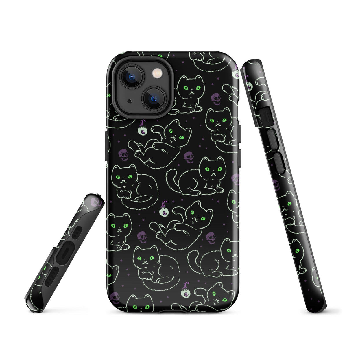 Black Cats iPhone Case