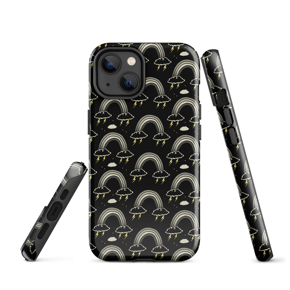 Goth Rainbow Emo iPhone Case