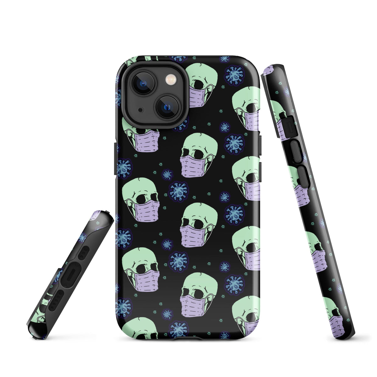 Virus Skull iPhone Case