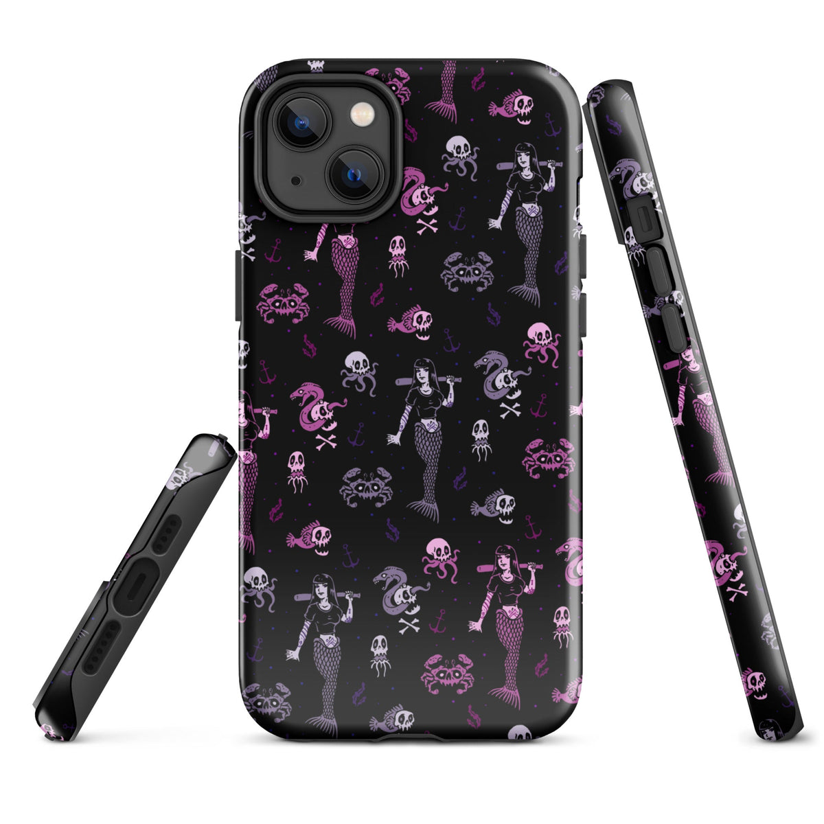 Metal Mermaid iPhone Case