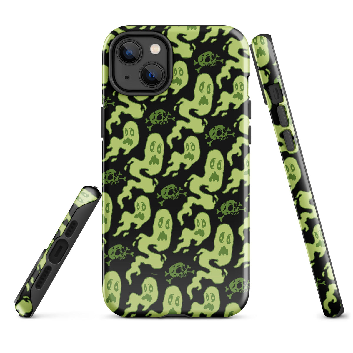 Green Ghosts iPhone Case