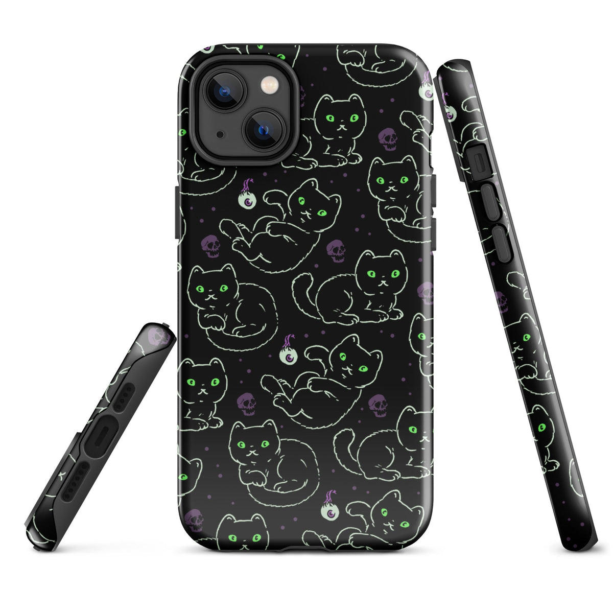 Black Cats iPhone Case