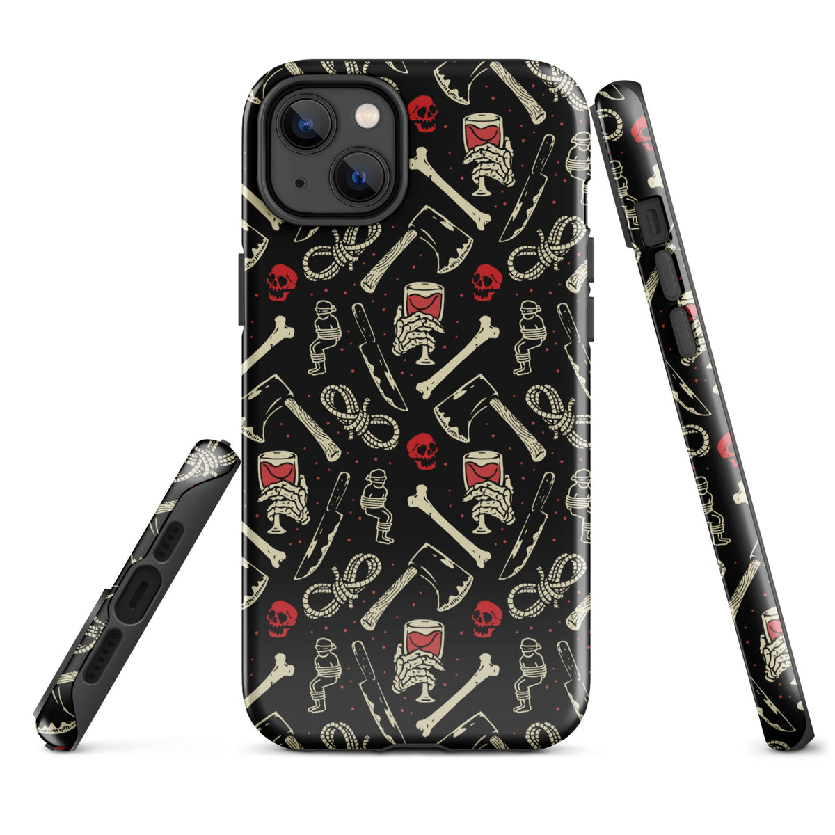 True Crime And Wine iPhone Case