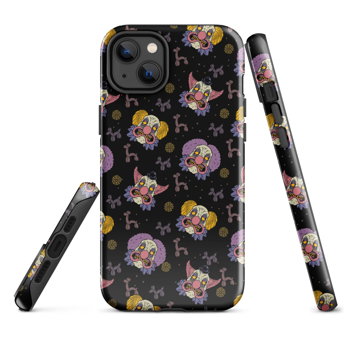 Spooky Clowns Circus iPhone Case
