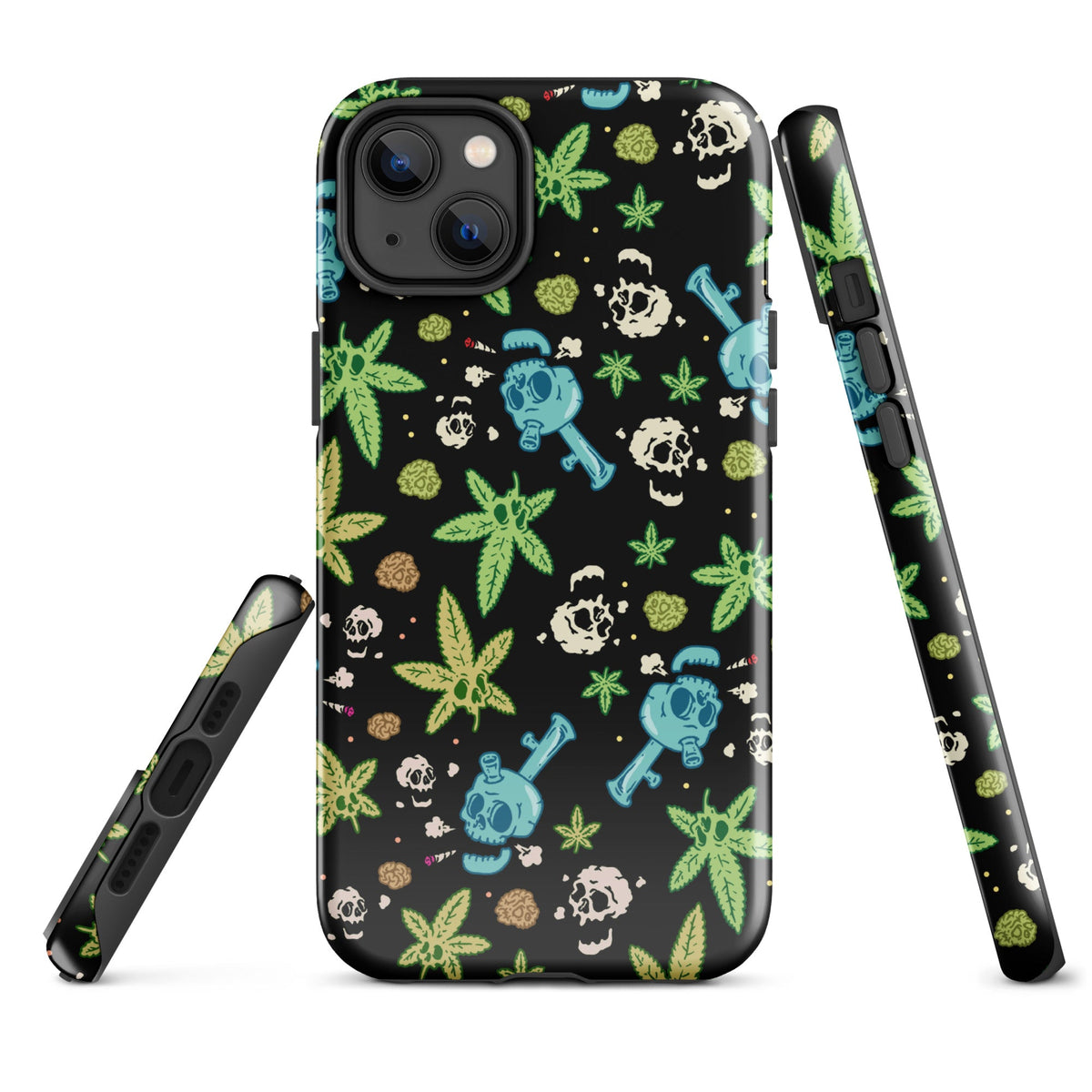 Weed And Skulls iPhone Case