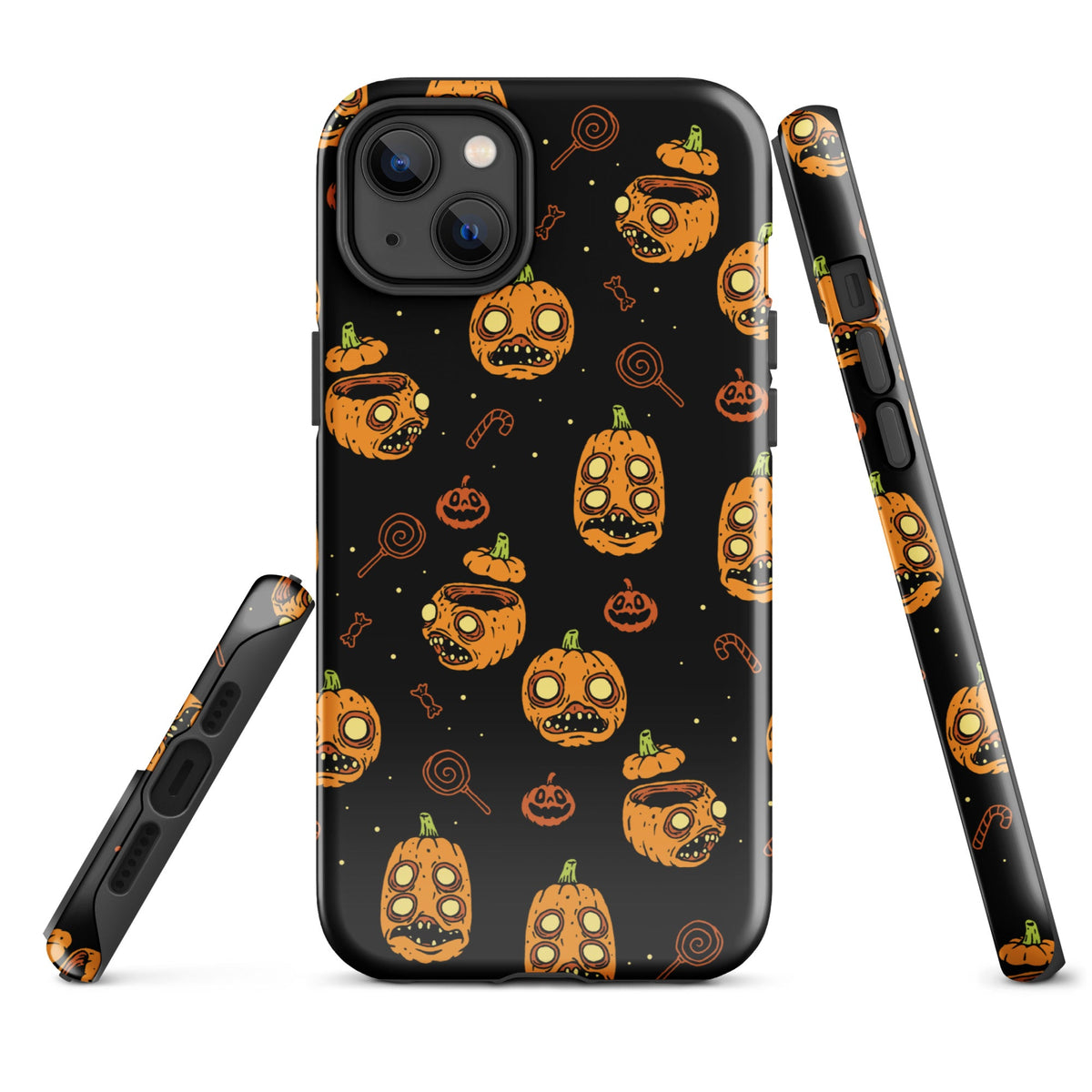 Zombie Pumpkins iPhone Case