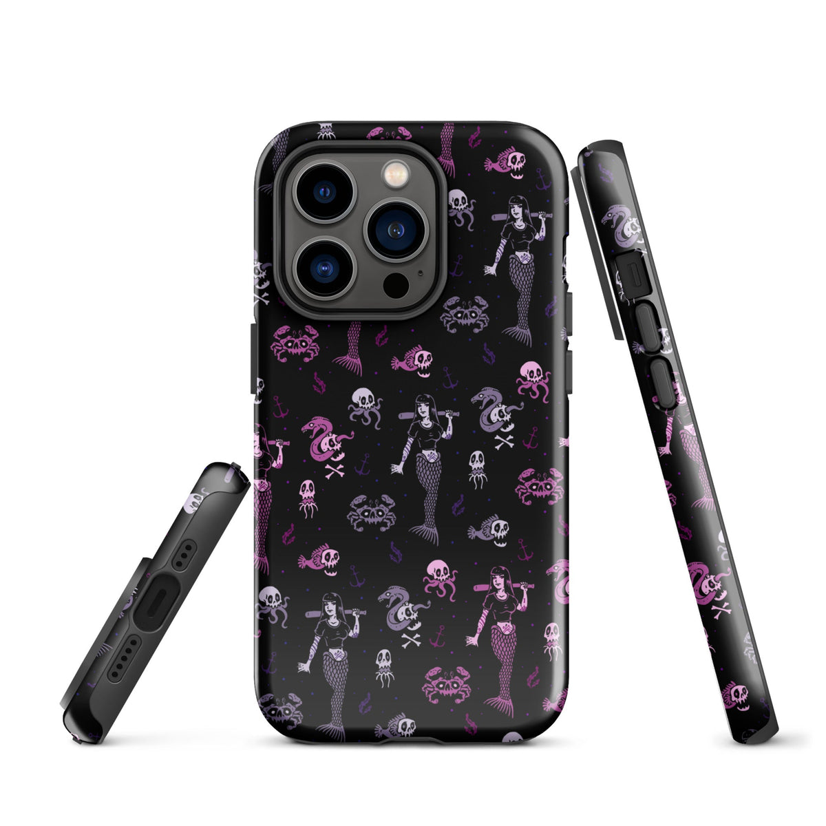 Metal Mermaid iPhone Case