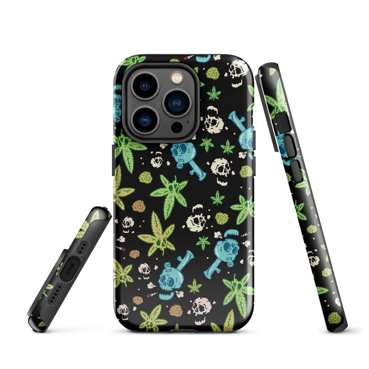 Weed And Skulls iPhone Case