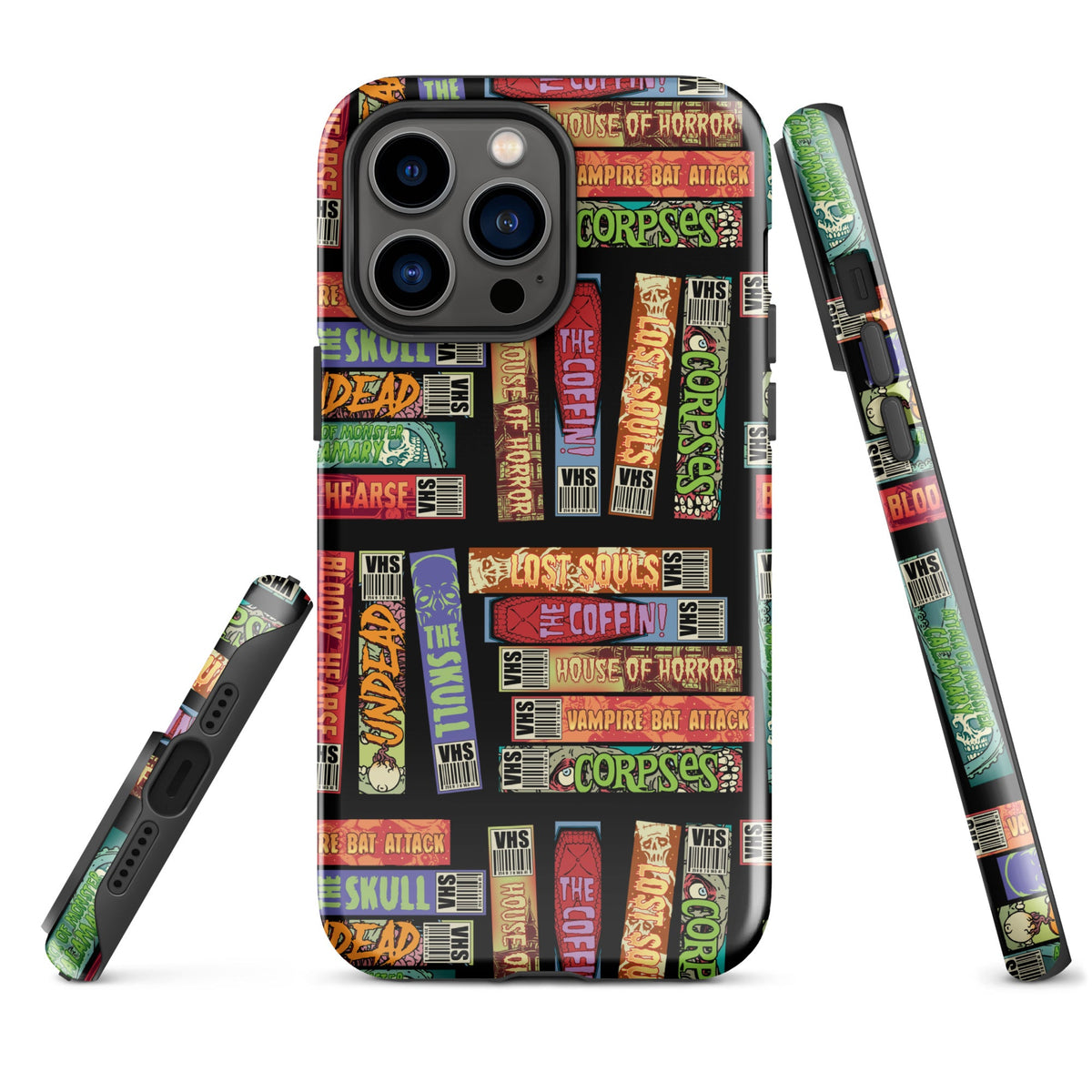 Retro Horror VHS iPhone Case